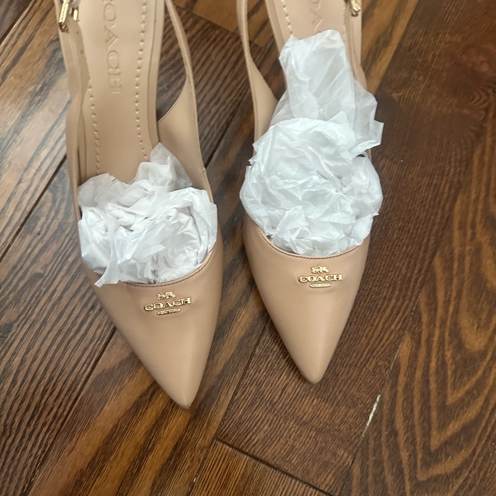 Coach Women's Nude Pointed Heels 👠